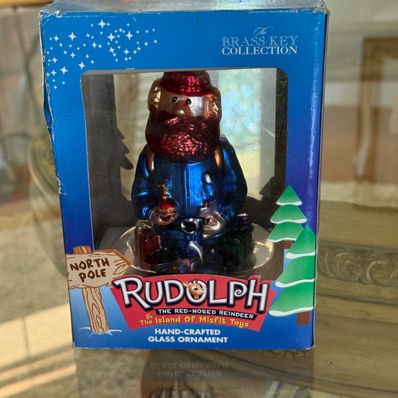 VTG Yukon Cornelius Glass Ornament Island of Misfit Toys 2001 - Picture 1 of 5